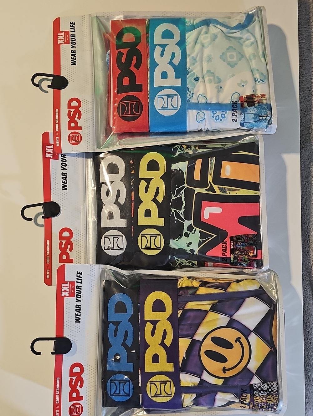 PSD Men’s XXL Boxer Brief Bundle with 6 Pairs